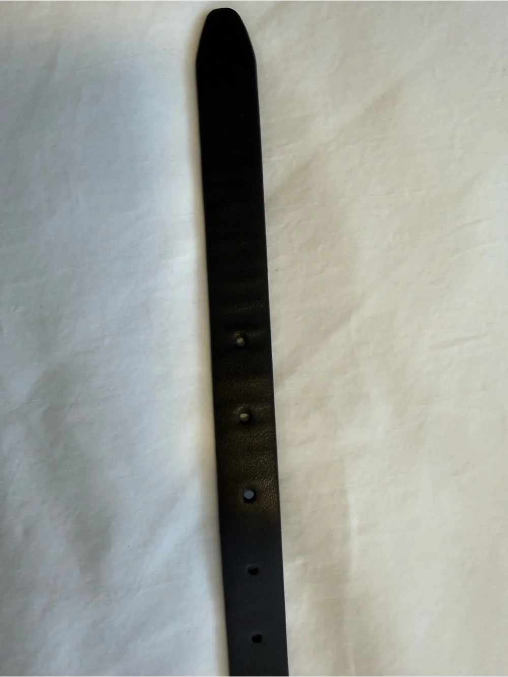 Rebecca Minkoff Studded Leather Belt thin flat studs silver